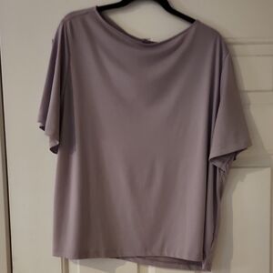 H&M Women's Soft Purple Short Sleeve Top